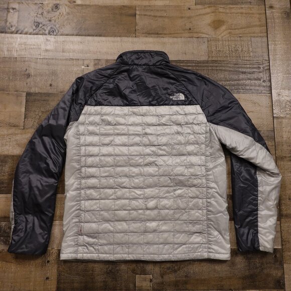 The North Face ThermoBall Jacket Men’s Large Gray/Black Lightweight Warm Outdoor - Picture 10 of 16